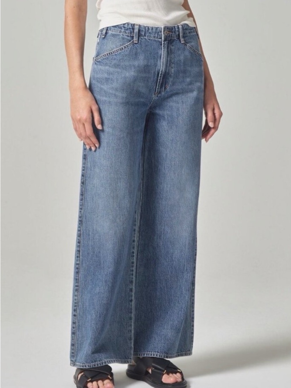 NWT Citizens of Humanity Paloma Utility Trousers in Poolside Size 27